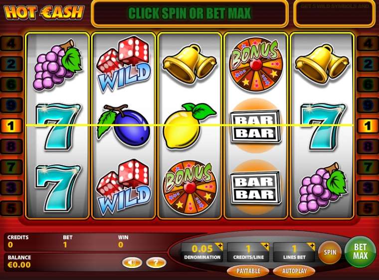 Онлайн слот Hot Cash играть