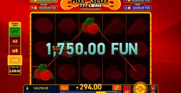 Hot Slot: 777 Coins Extremely Light: Выигрыши