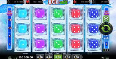 Ice Dice: Игровой автомат