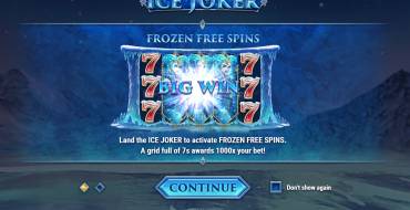 Ice Joker: Игровой автомат