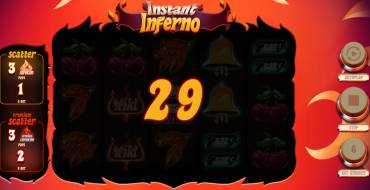 Instant Inferno: Выигрыши