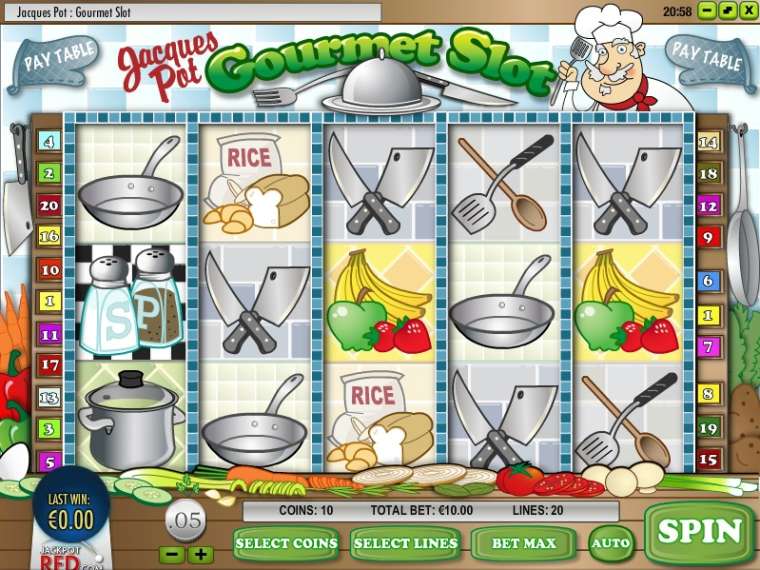 Онлайн слот Jacques Pot. Gourmet Slot играть