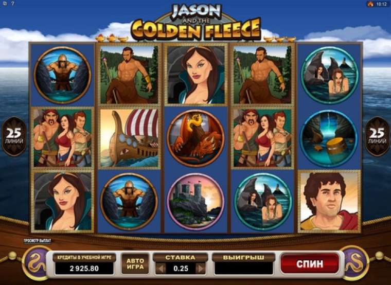 Онлайн слот Jason and the Golden Fleece играть