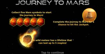 Journey to Mars: Игровой автомат