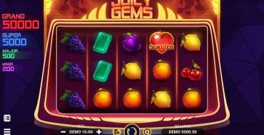 Juicy Gems: Игровой автомат