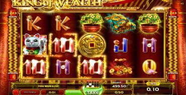 King of Wealth: Выигрыши