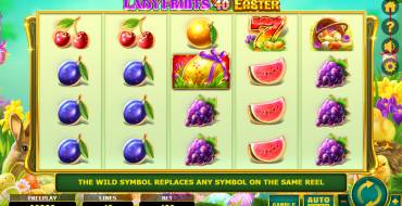 Lady Fruits 40 Easter: Игровой автомат