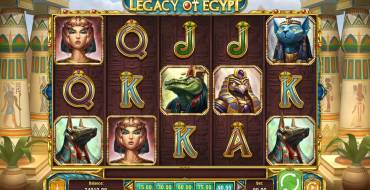 Legacy of Egypt: Интерфейс