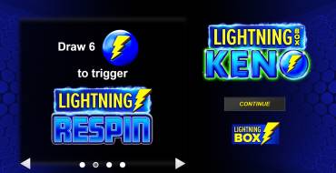 Lightning Box Keno: Уникальные функции