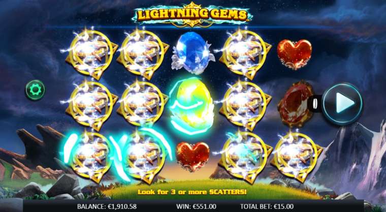 Слот Lightning Gems играть бесплатно