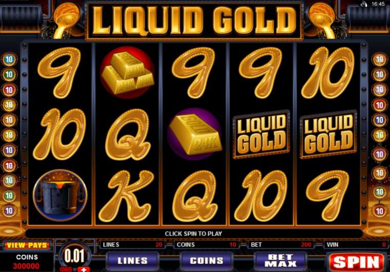 Слот Liquid Gold играть бесплатно