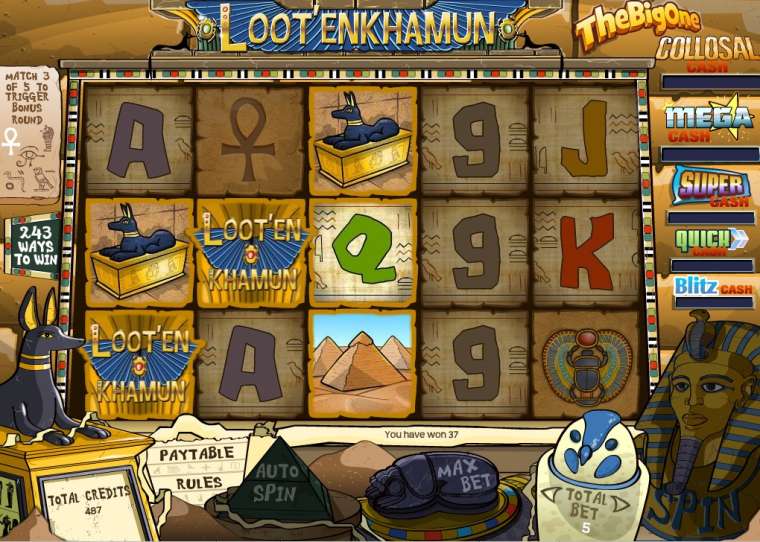 Онлайн слот Loot’En Khamun играть