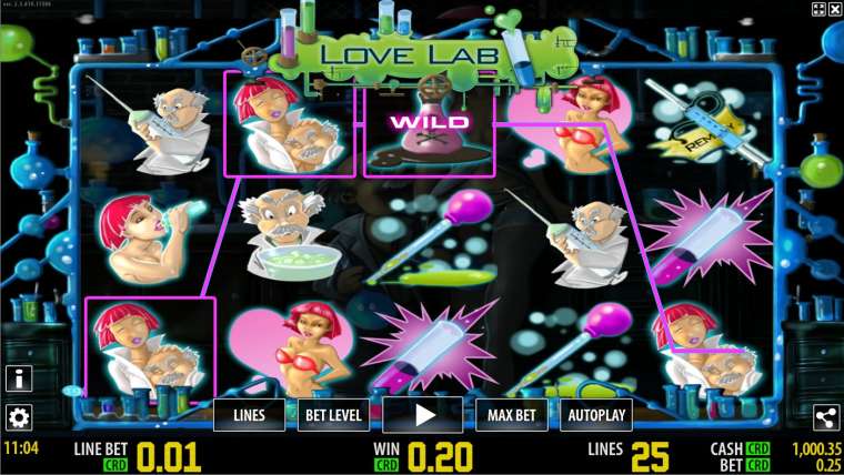 Слот Love Lab играть бесплатно