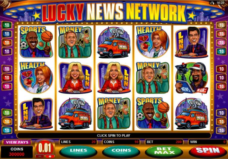 Слот Lucky News Network играть бесплатно