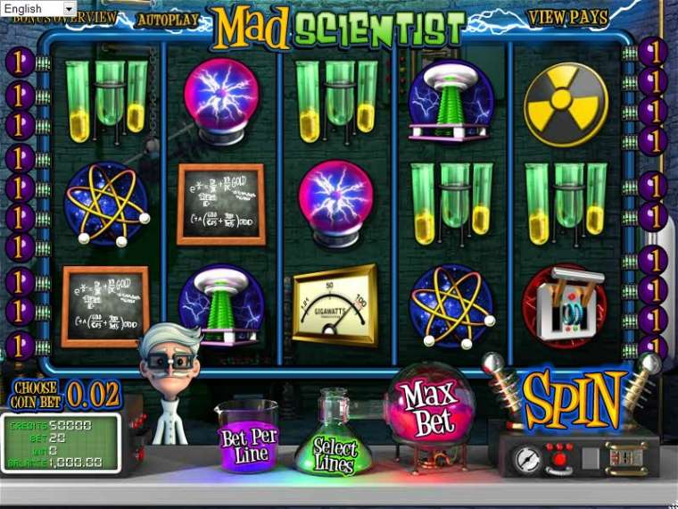 Онлайн слот Mad Scientist играть