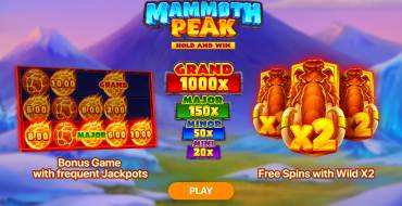 Mammoth Peak: Hold and Win: Уникальные функции