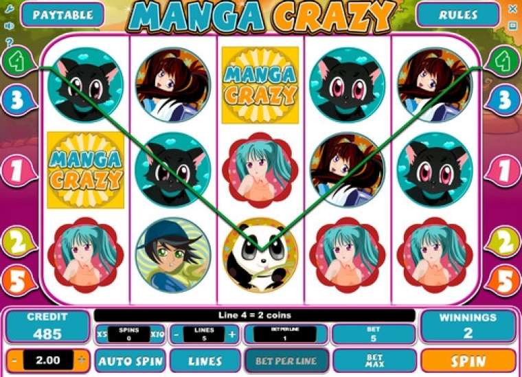 Слот Manga Crazy играть бесплатно