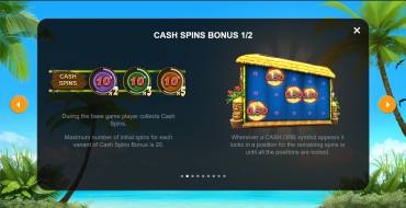 Maui Millions: Функция Cash Spins