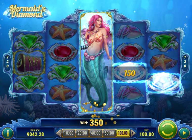 Онлайн слот Mermaid’s Diamond играть
