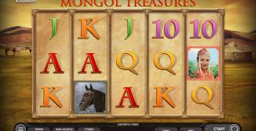 Mongol Treasures: Игровой автомат