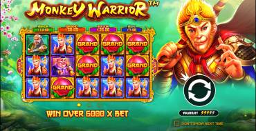 Monkey Warrior: Игровой автомат Monkey Warrior