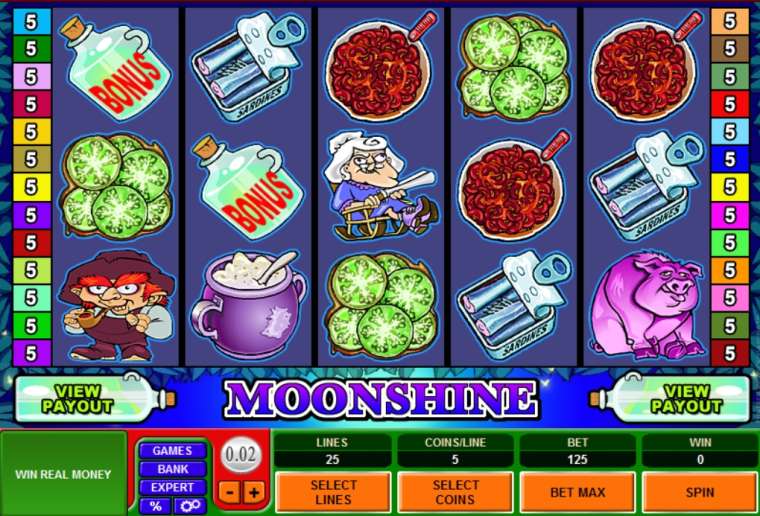 Онлайн слот Moonshine играть