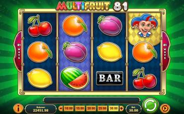 Игровой автомат MultiFruit 81