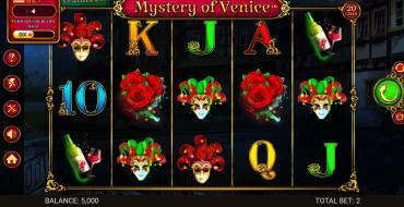 Mystery Of Venice: Игровой автомат