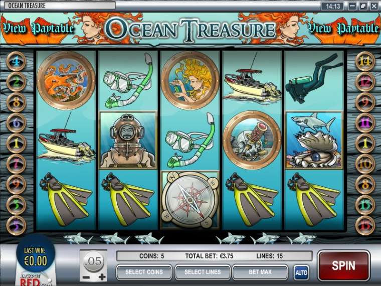 Слот Ocean Treasure играть бесплатно