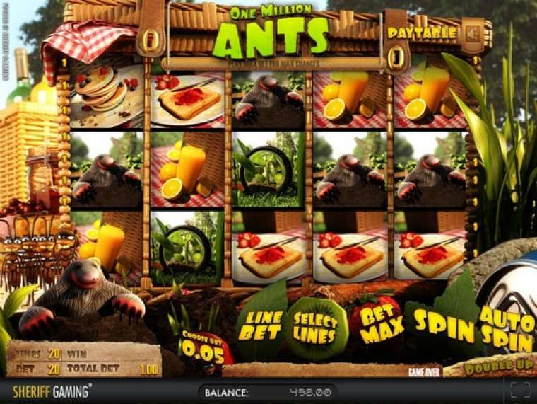 Слот One Million Ants играть бесплатно