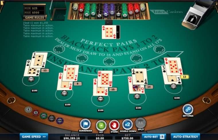 Слот Perfect Pairs Blackjack играть бесплатно