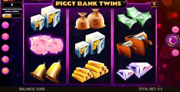 Piggy Bank Twins: Игровой автомат