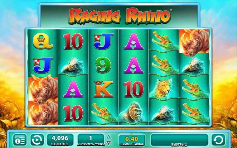 Слот Raging Rhino играть бесплатно