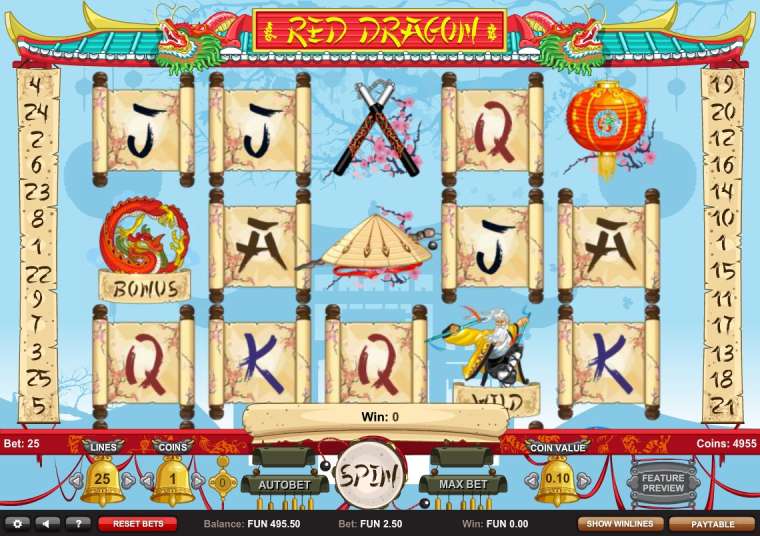 Слот Red Dragon играть бесплатно