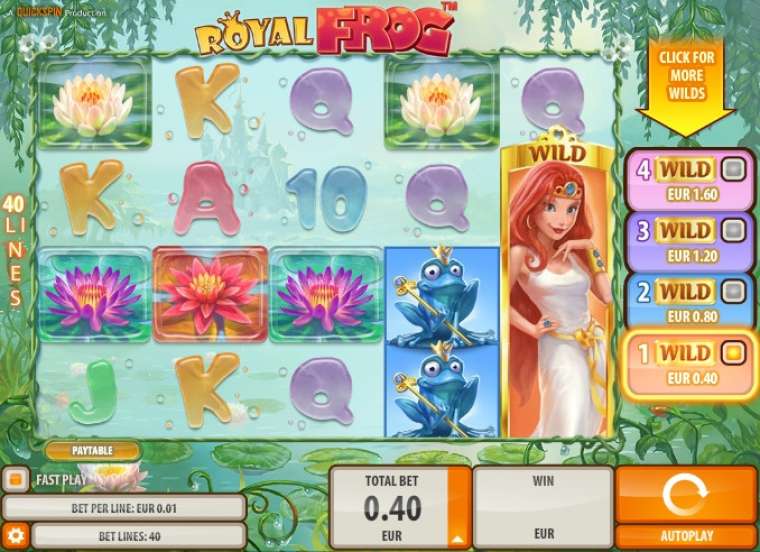 Слот Royal Frog играть бесплатно