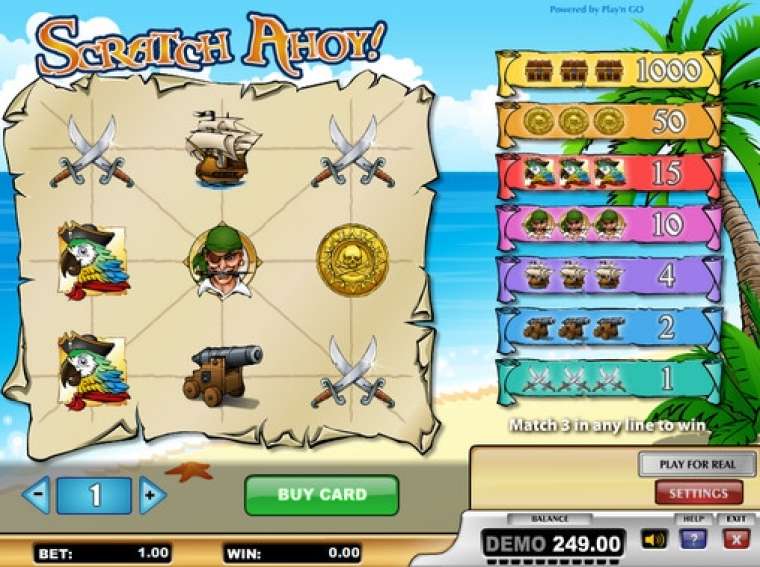 Слот Scratch Ahoy играть бесплатно