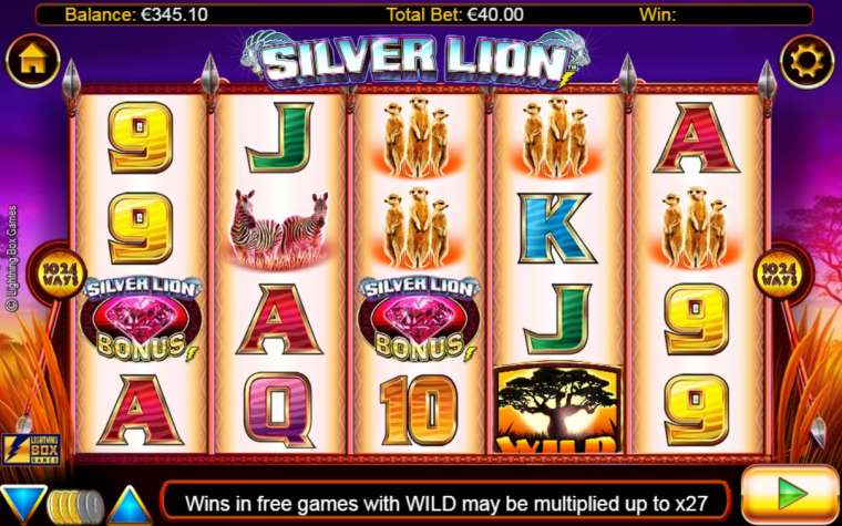 Онлайн слот Silver Lion играть