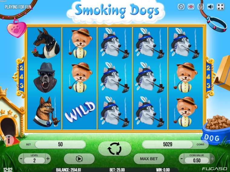 Слот Smoking Dogs играть бесплатно