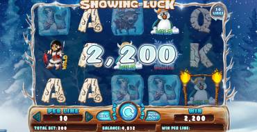 Snowing Luck: Выплаты