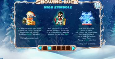 Snowing Luck: Особые символы