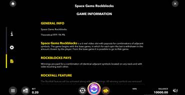 Space Gems. Rockblocks: Правила