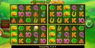 Spins O' Gold Fortune Play: Бонусные игры