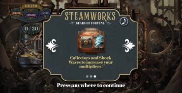 Steamworks Gears of Fortune: Уникальные функции