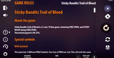 Sticky Bandits Trail of Blood: Правила