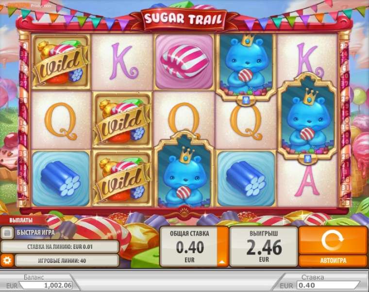 Видео покер Sugar Trail демо-игра