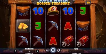 Super Miner – Golden Treasure: Игровой автомат