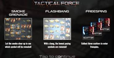 Tactical Force: Бонусы