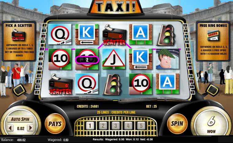 Слот Taxi! играть бесплатно