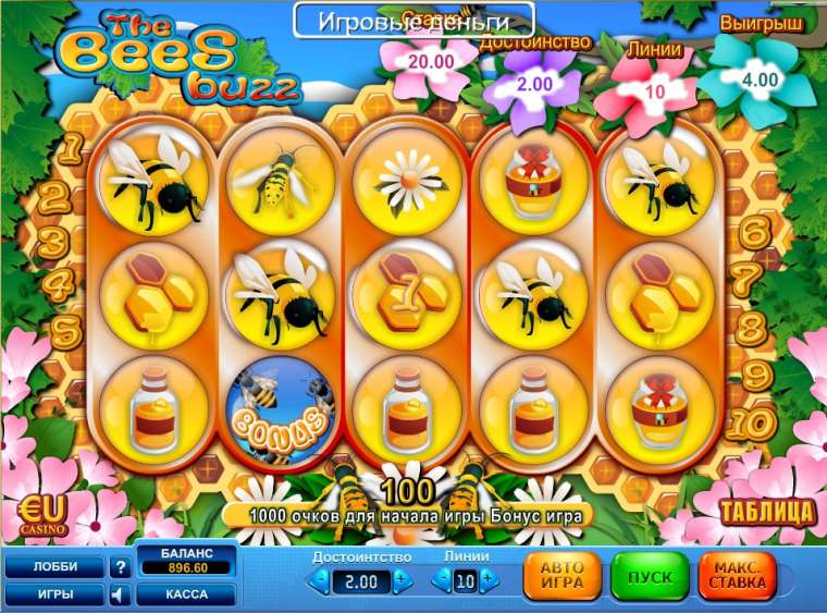 Слот The Bees Buzz играть бесплатно