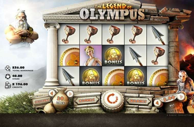 Онлайн слот The Legend of Olympus играть